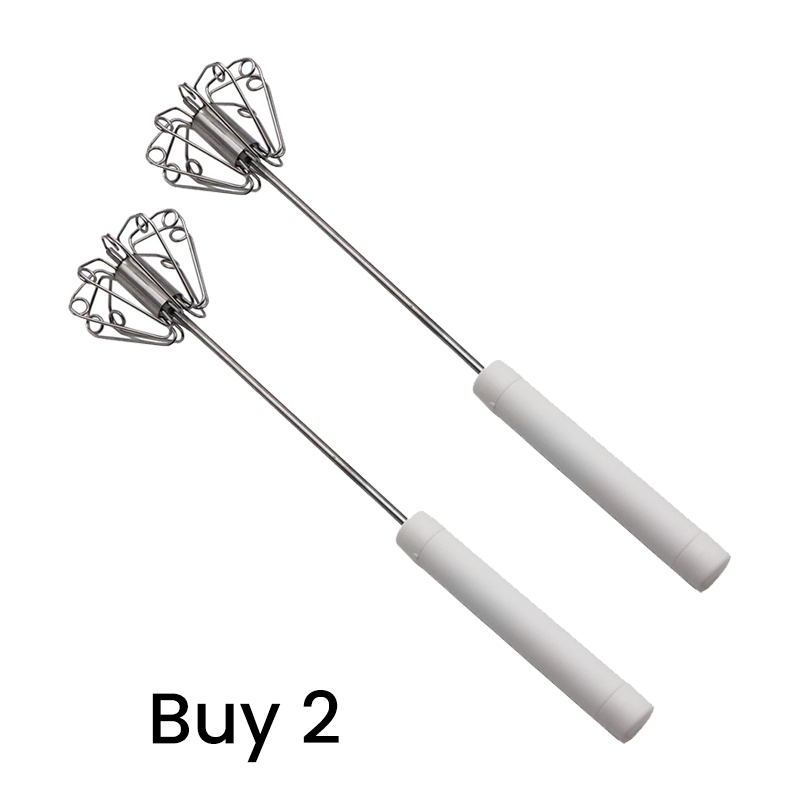 š„LAST DAY SALE - 50% OFFš„Stainless Steel Semi-Automatic Hand Egg Beater