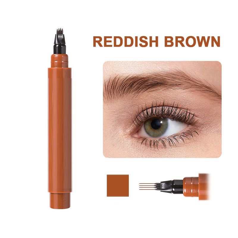 Waterproof Four-tip Beard and Eyebrow Pen
