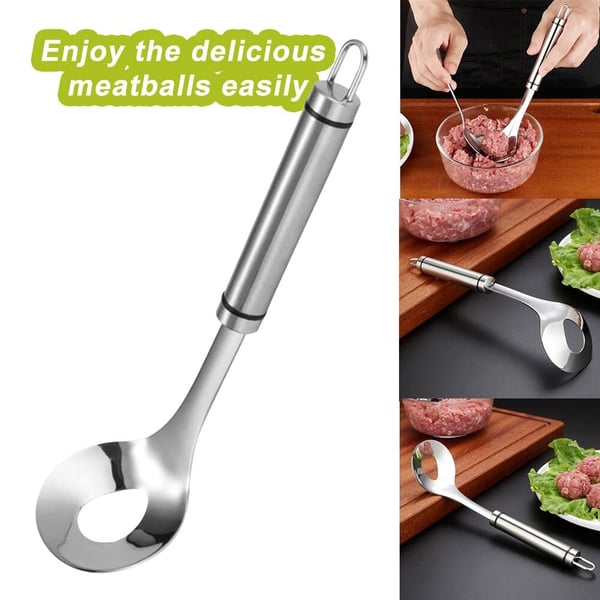 š„³Meatball Spoon! Non-stick, scoop & drain ā perfect gift. Mess-free cooking ā grab yours! ā