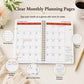🐮 2026-2030 Calendar 📅 - From January 2026 to December 2030, 5-year calendar, cartoon Highland cow themed cover design, annual calendar planning, month labels, 60-month calendar