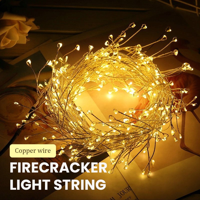 ✨✨LAST DAY SALE 50% OFF & BUY 1 GET 1 FREE !!✨✨Copper Wire Firecracker Light String