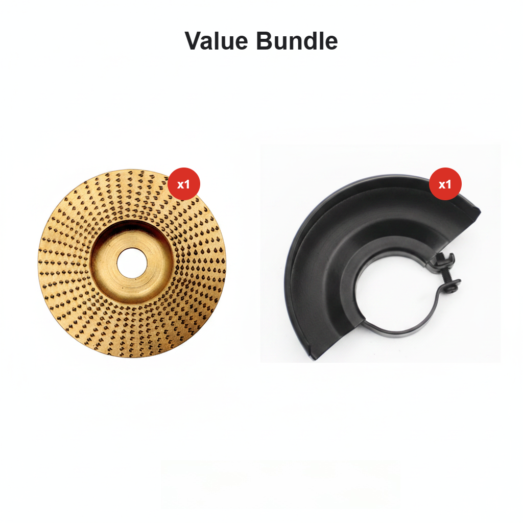 ⚙️Wood Angle Shaping Wheel – Fast-Cut, Sharp, Wear-Resistant, for Angle Grinder