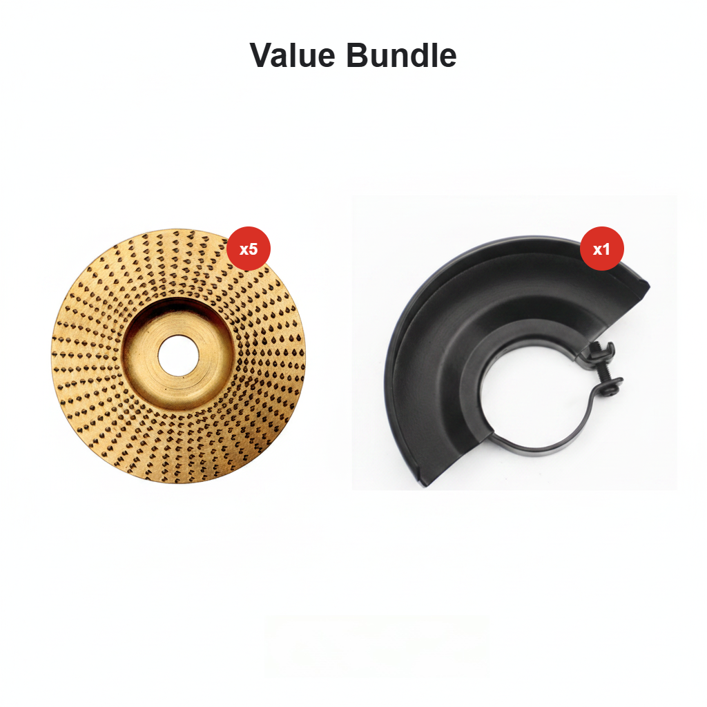 ⚙️Wood Angle Shaping Wheel – Fast-Cut, Sharp, Wear-Resistant, for Angle Grinder