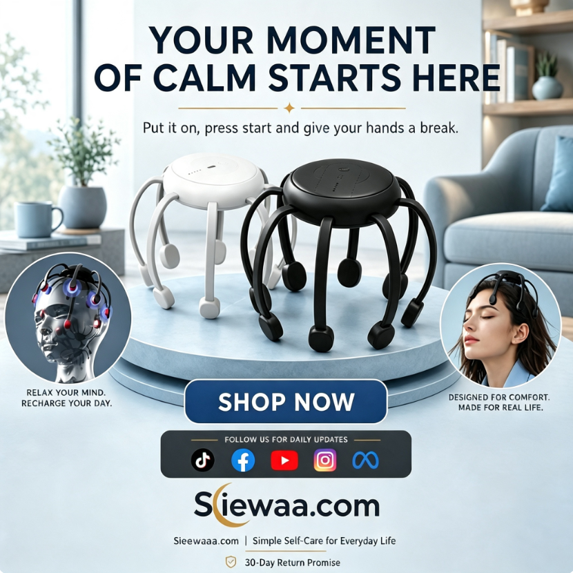 🔥Limited Offer - 50% OFF🎁Intelligent Octopus Head Massager