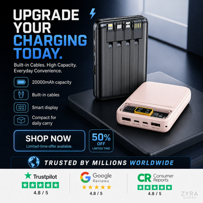 ⏳Time-Limited Special⏰Magnetic Power Bank With Stand & Cable