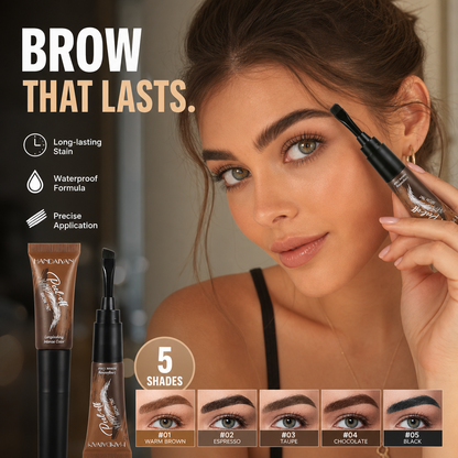 💞Buy 1 Get 1 Free💞Waterproof Brow Tint – Peel‑off Eyebrow Gel.easy apply,Covers greys, shapes perfectly🌟