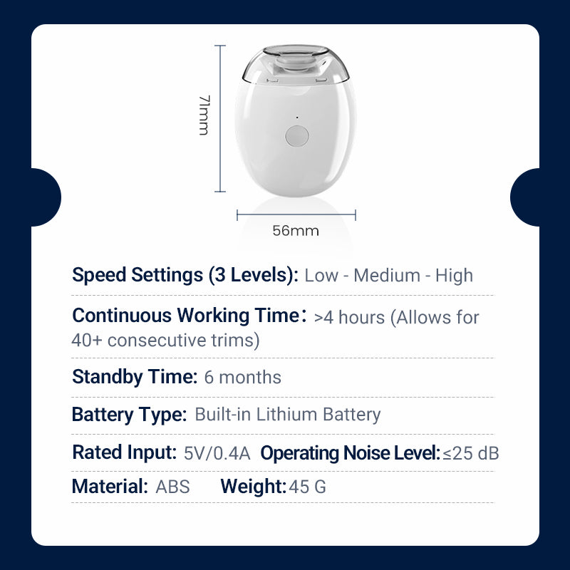 💅Last Day 60% OFF✨Electric Automatic Nail Clipper & Trimmer - Safety for the elderly and children