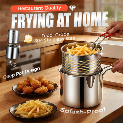 🔥LAST DAY SALE 54% OFF🎁304 Stainless Steel Multifuntional Fryer