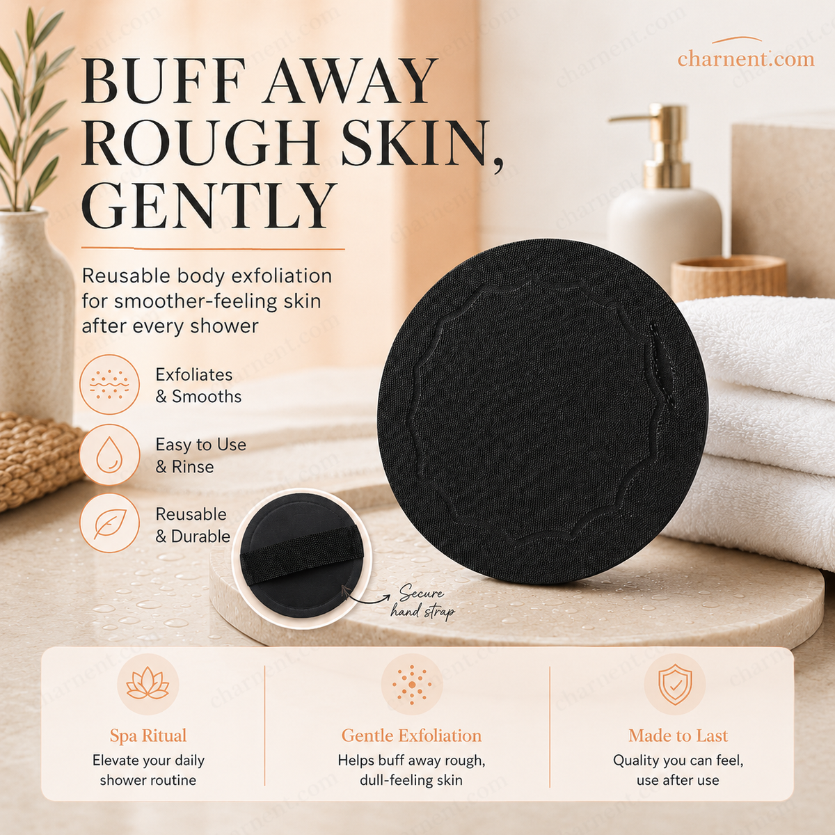 🧼 Exfoliating Scrub Bath Pads