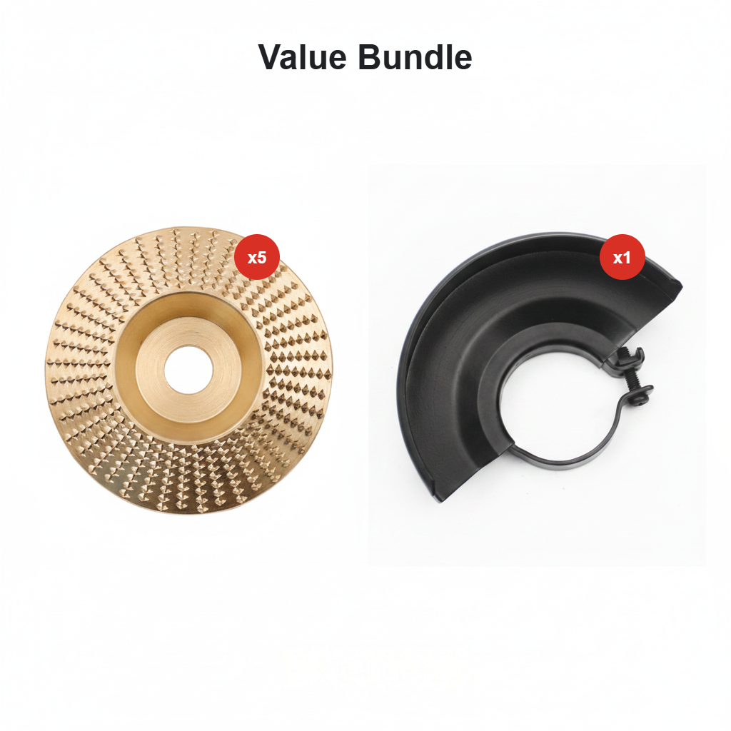 ⚙️Wood Angle Shaping Wheel – Fast-Cut, Sharp, Wear-Resistant, for Angle Grinder