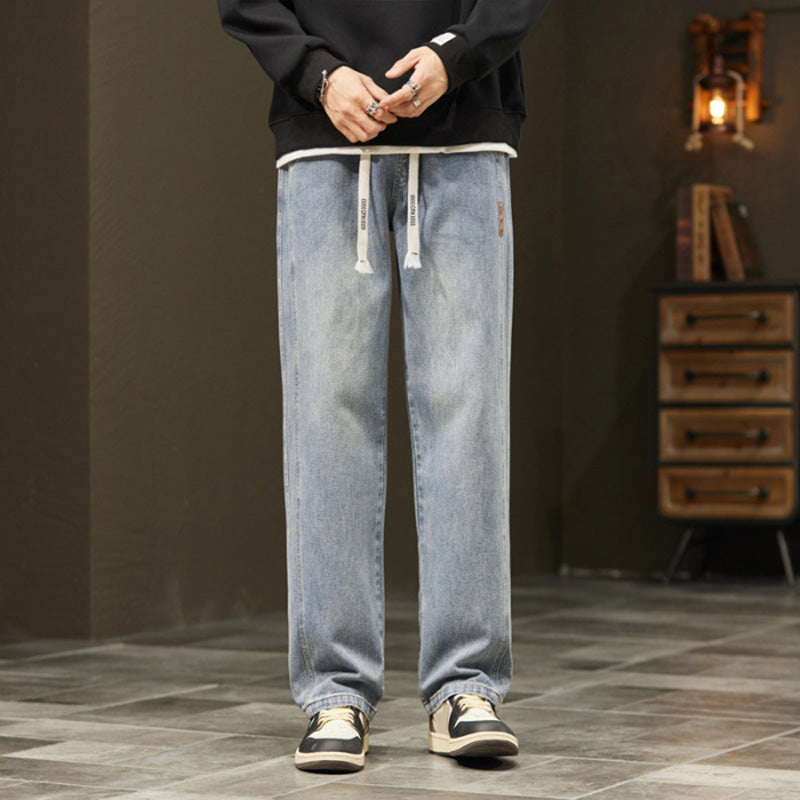 👖 50% OFF NOW! ☀️ Men's Loose Fit Straight Jeans – Lightweight, Breathable & Versatile – Cool Summer Comfort 🏃‍♂️