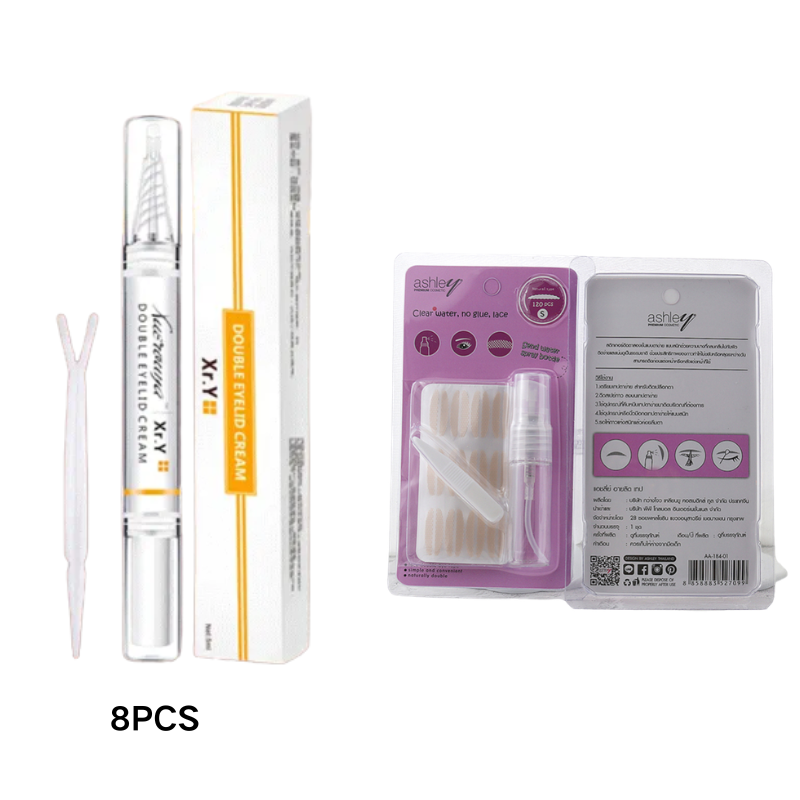 Long-Acting Invisible Double Eyelid Cream – Waterproof & sweatproof, long-lasting. Natural look, no marks. Bigger eyes in seconds. 🧴💧