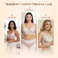 💐Jelly Wireless Womens Comfortable Wireless Bras Push Up Bralettes Seamless Tshirts Bras Deep V Everyday Bras