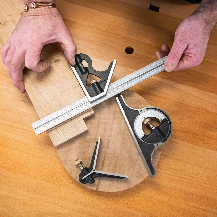 📐 50% OFF NOW! 🔥 Multifunctional Combination Movable Angle Ruler Set – Precise marking, durable stainless steel & perfect for woodworking, construction or DIY projects 🛠️