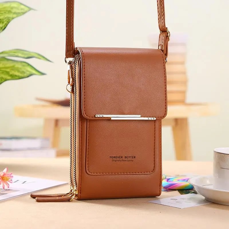 🏆Last Day Promotion：ONLY ￡7.50!!👜📱 Simple and elegant women's touchscreen crossbody phone wallet