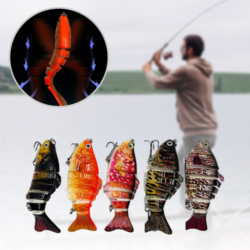 Lifelike Multi-Jointed Sinking Fishing Lure