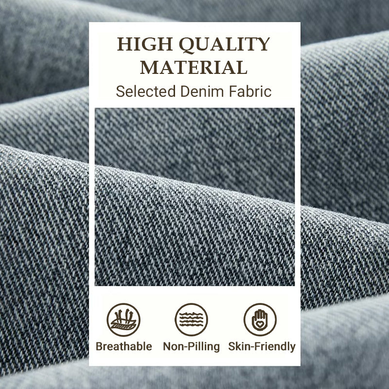 👖 50% OFF NOW! ☀️ Men's Loose Fit Straight Jeans – Lightweight, Breathable & Versatile – Cool Summer Comfort 🏃‍♂️