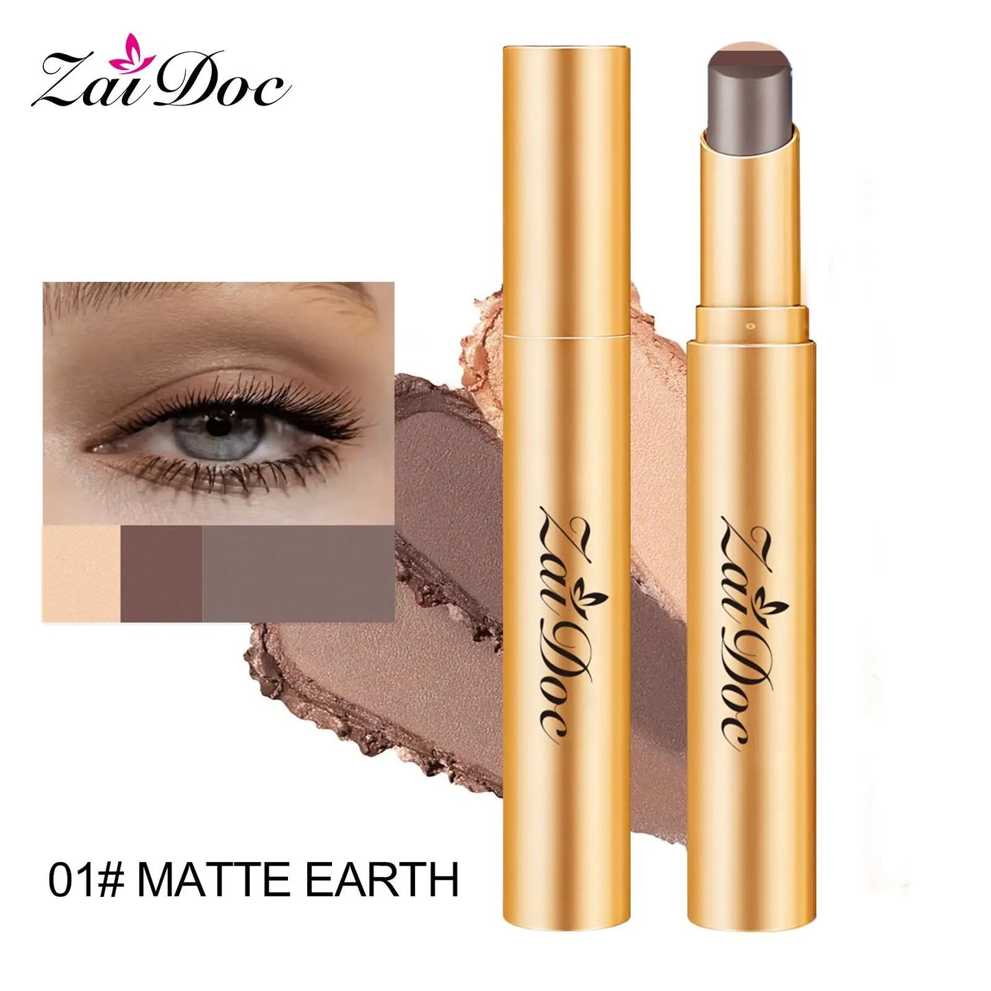 🏆Flash Sale⚡50K+ SOLD! Almost Gone-💥3 Color Eyeshadow Stick