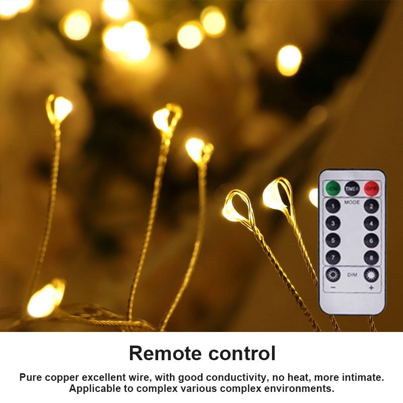 ✨✨LAST DAY SALE 50% OFF & BUY 1 GET 1 FREE !!✨✨Copper Wire Firecracker Light String