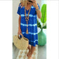 💥🌈2026 Summer Hot Sale 50% OFF: Only ￡14.99‼️ 👗Tie-Dye Striped Short Sleeve T-Shirt Dress✨Soft Flowy Loose Mini Dress Casual Holiday Sundress For Women