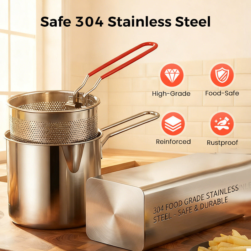 🔥LAST DAY SALE 57% OFF🎁304 Stainless Steel Multifuntional Fryer