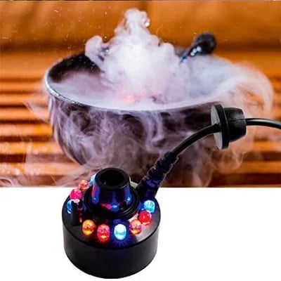 🔥 50% OFF 💨 12-LED Ultrasonic Mist Maker – Cool Mist, Colourful Lights & Instant Atmosphere ✨