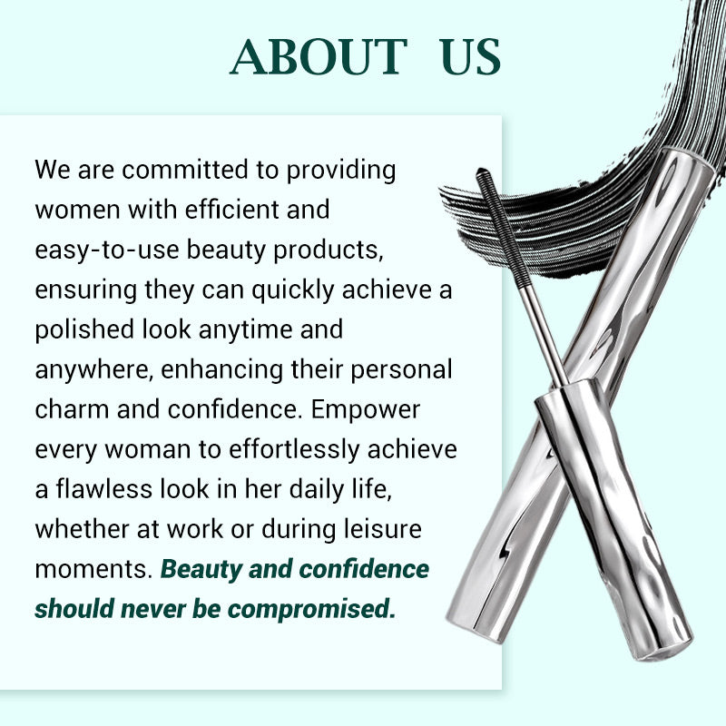 3D Curling Metal Wand Mascara-Waterproof & Long-Lasting