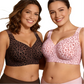 Super Firming Wirefree Jelly Bra with Leopard Print