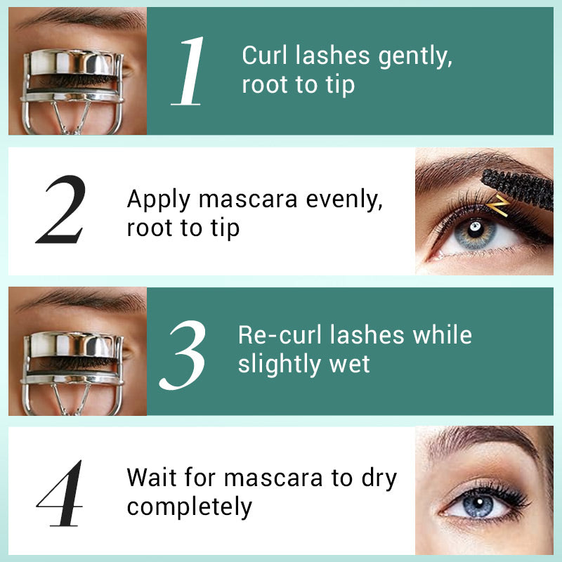 3D Curling Metal Wand Mascara-Waterproof & Long-Lasting