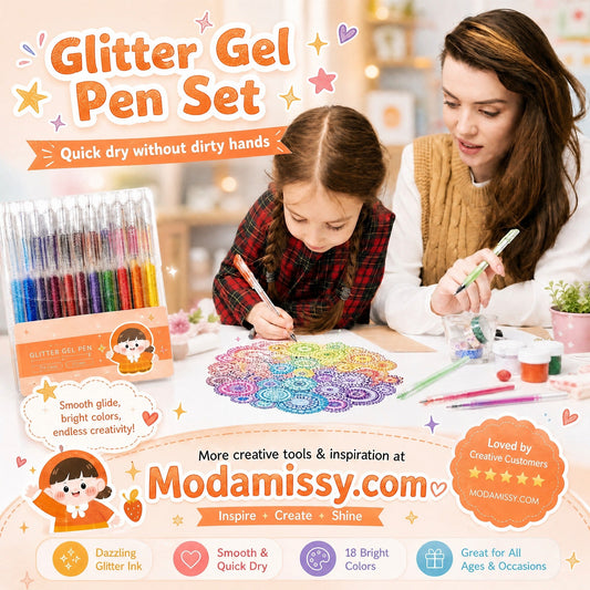 ⏰LAST DAY BUY 1 GET 1 FREE✨Glitter Gel Pen Set