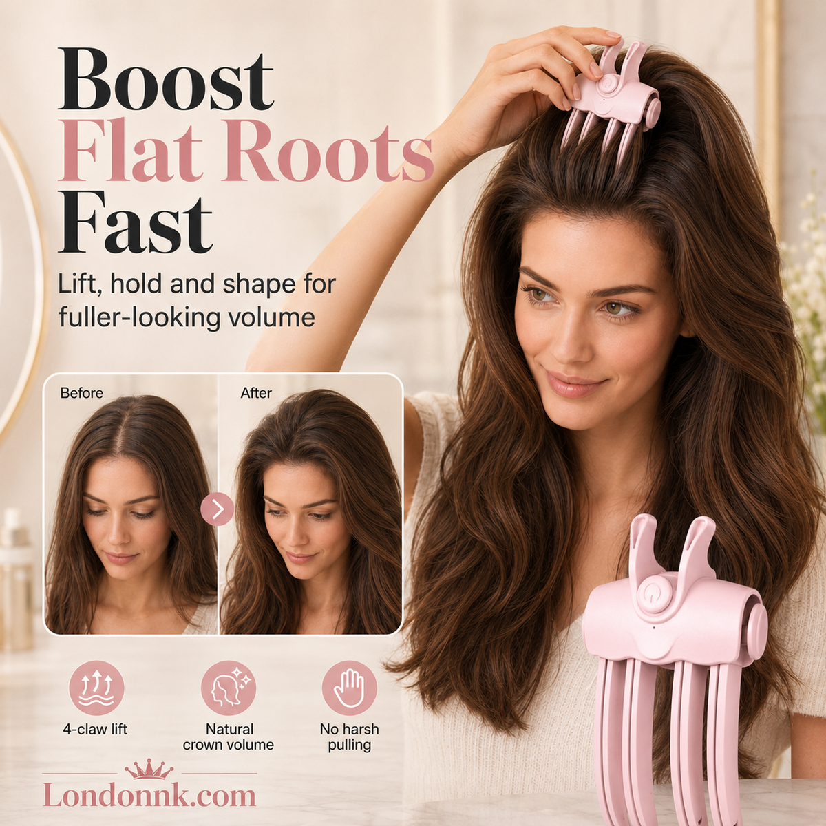 🔥Shape in 3 Seconds！👱‍♀️High Cranial Top Magic Tool！Volumizing Root Lift Clip