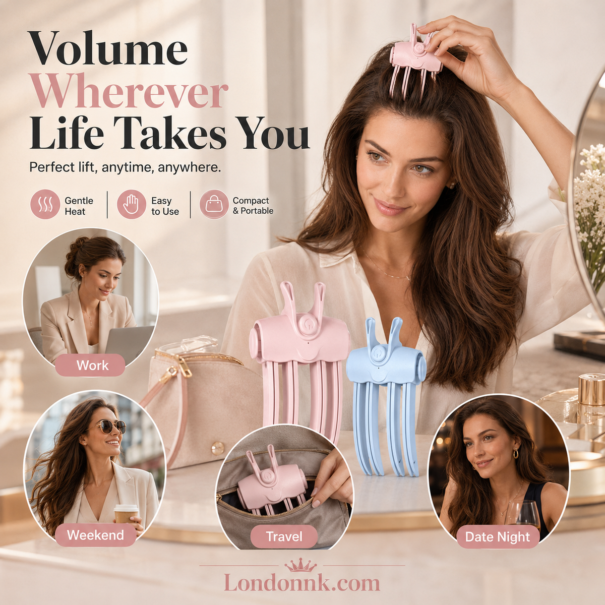 🔥Shape in 3 Seconds！👱‍♀️High Cranial Top Magic Tool！Volumizing Root Lift Clip