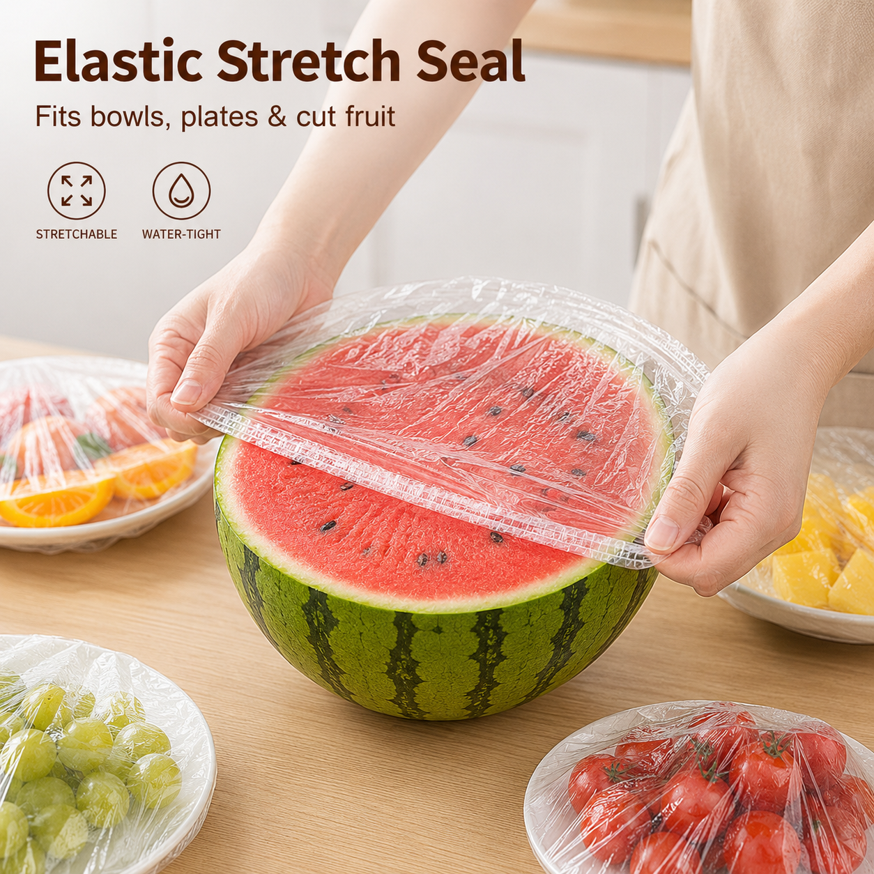⏳LAST DAY SALE ONLY ￡8.99!🔥Disposable Stretch Food Covers for Bowls & Plates
