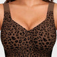 Super Firming Wirefree Jelly Bra with Leopard Print
