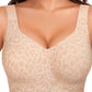 Super Firming Wirefree Jelly Bra with Leopard Print
