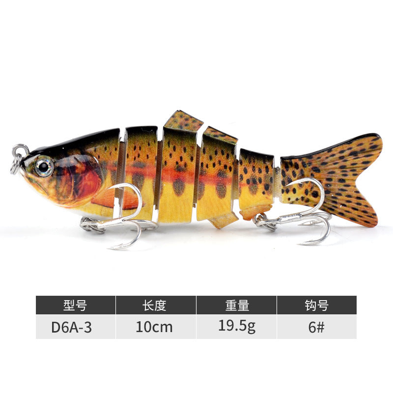 Lifelike Multi-Jointed Sinking Fishing Lure