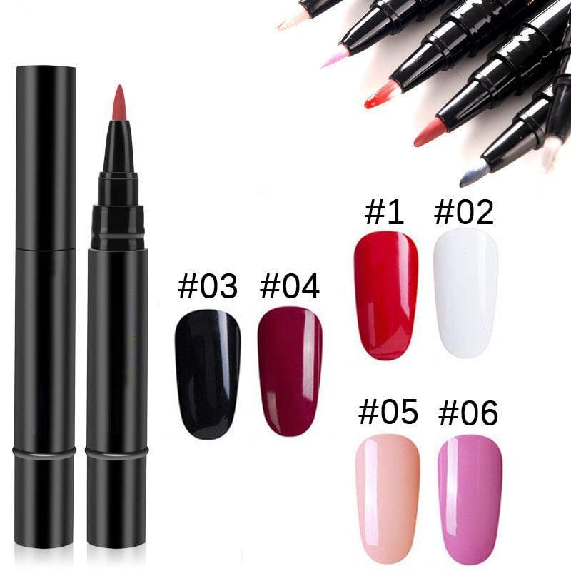 One Step Nail Gel Pen🎨Free handheld mini UV nail lamp💡