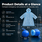 🌧️ Pocket-Size Disposable Raincoat for Unexpected Showers