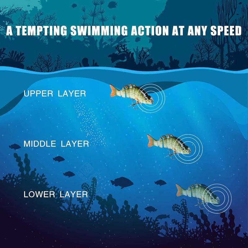 Lifelike Multi-Jointed Sinking Fishing Lure