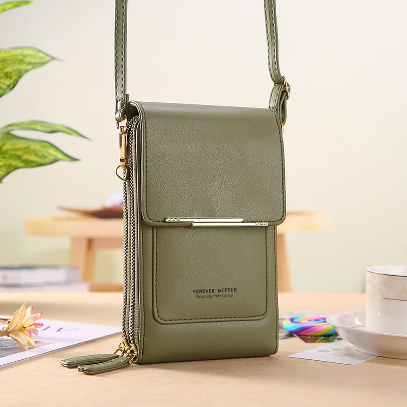 🏆Last Day Promotion：ONLY ￡7.50!!👜📱 Simple and elegant women's touchscreen crossbody phone wallet