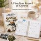 🐮 2026-2030 Calendar 📅 - From January 2026 to December 2030, 5-year calendar, cartoon Highland cow themed cover design, annual calendar planning, month labels, 60-month calendar