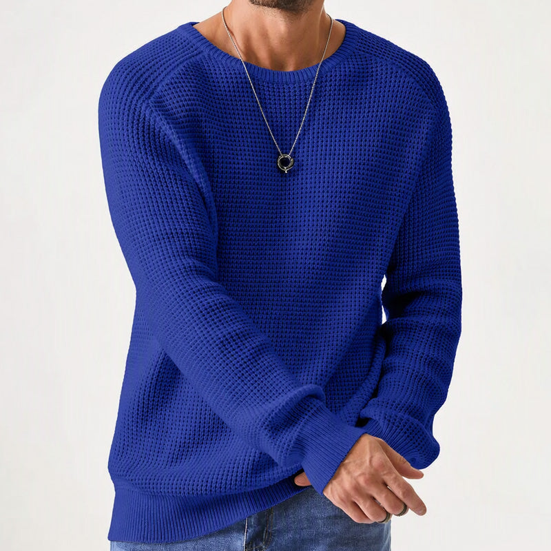 ✨2026 Collection at 58% OFF💥Men's Crewneck Sweater Soft Casual Sweaters Classic Long Sleeve Pullover Sweaters with Ribbing Edge