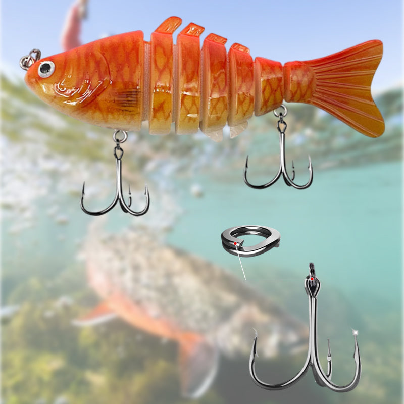 Lifelike Multi-Jointed Sinking Fishing Lure