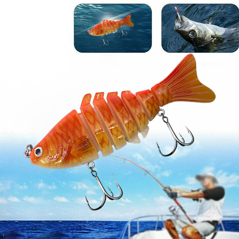 Lifelike Multi-Jointed Sinking Fishing Lure