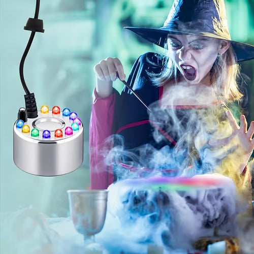 🔥 50% OFF 💨 12-LED Ultrasonic Mist Maker – Cool Mist, Colourful Lights & Instant Atmosphere ✨