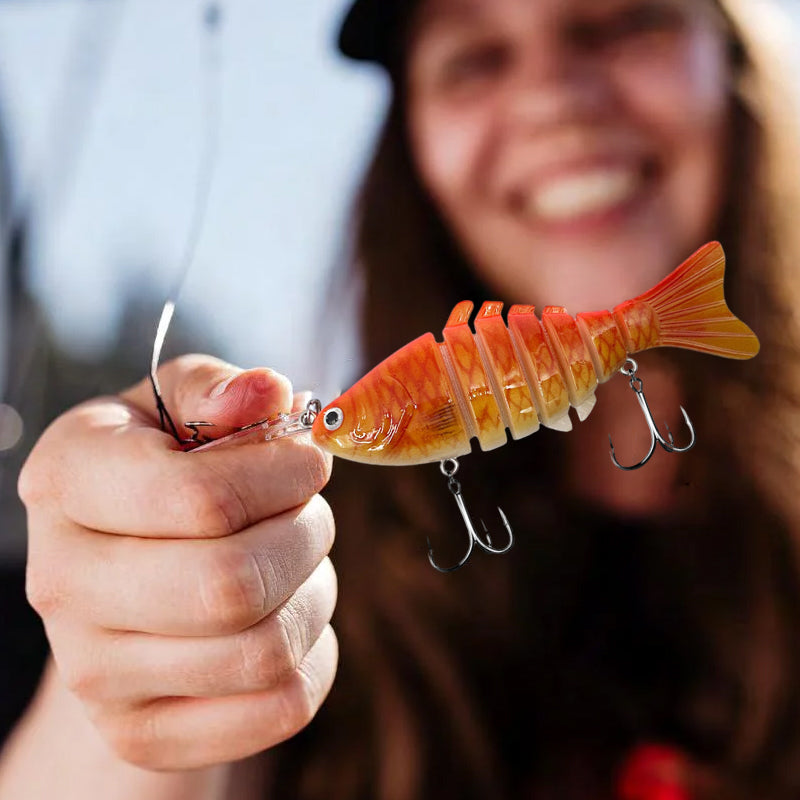 Lifelike Multi-Jointed Sinking Fishing Lure