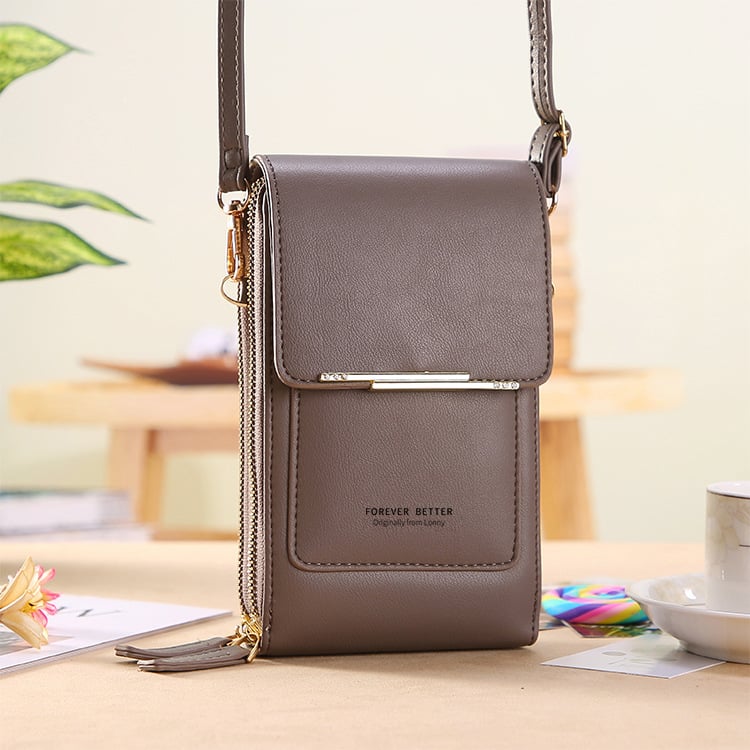 🏆Last Day Promotion：ONLY ￡7.50!!👜📱 Simple and elegant women's touchscreen crossbody phone wallet