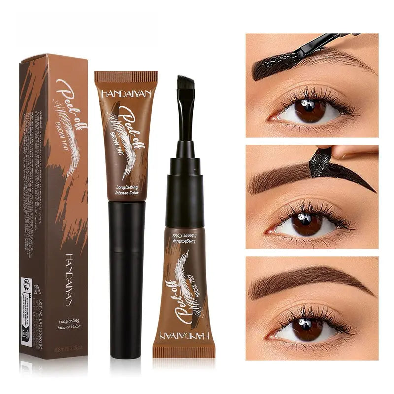 💞Buy 1 Get 1 Free💞Waterproof Brow Tint – Peel‑off Eyebrow Gel.easy apply,Covers greys, shapes perfectly🌟