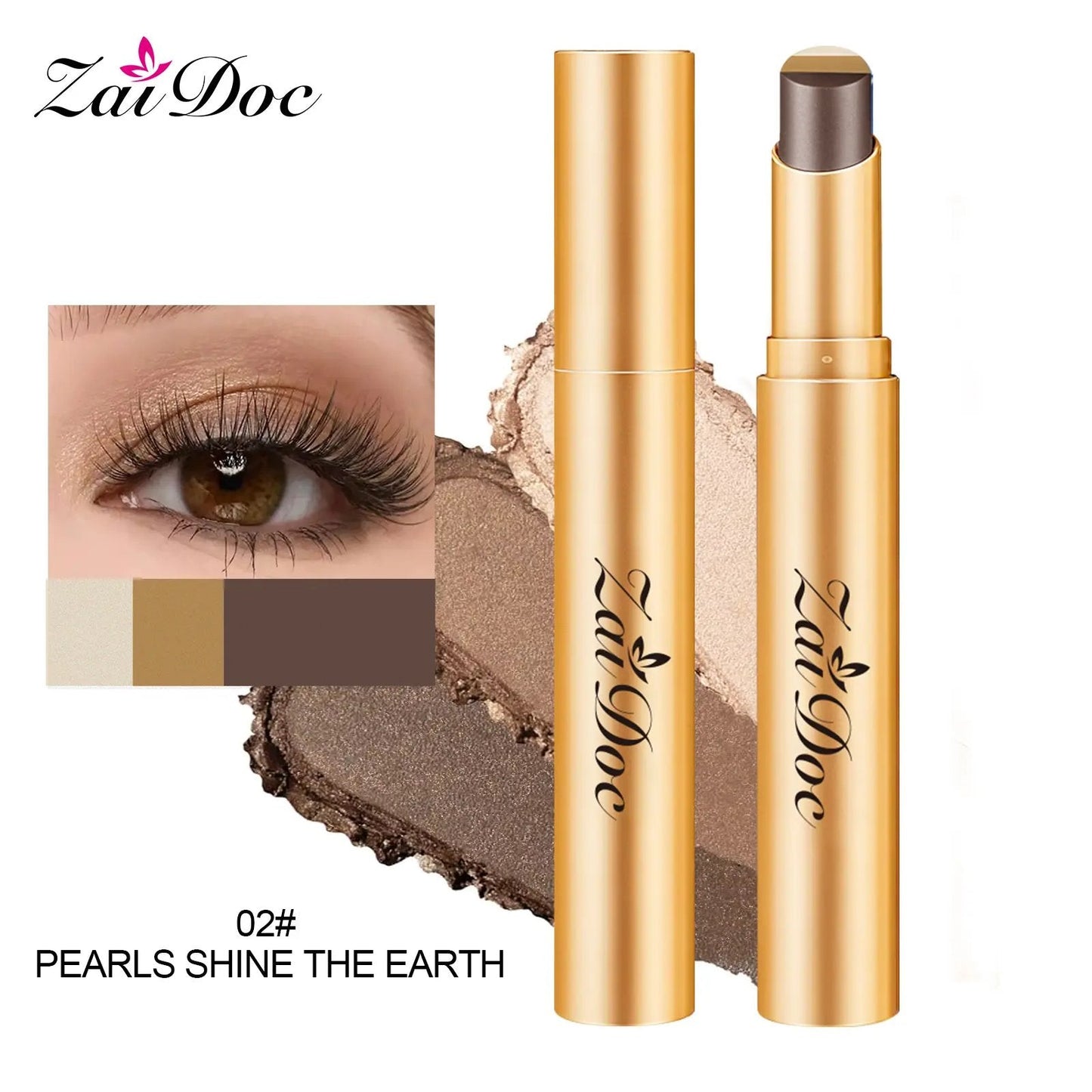 🏆Flash Sale⚡50K+ SOLD! Almost Gone-💥3 Color Eyeshadow Stick
