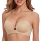 Seamless Front Closure Bra With Adjustable Straps